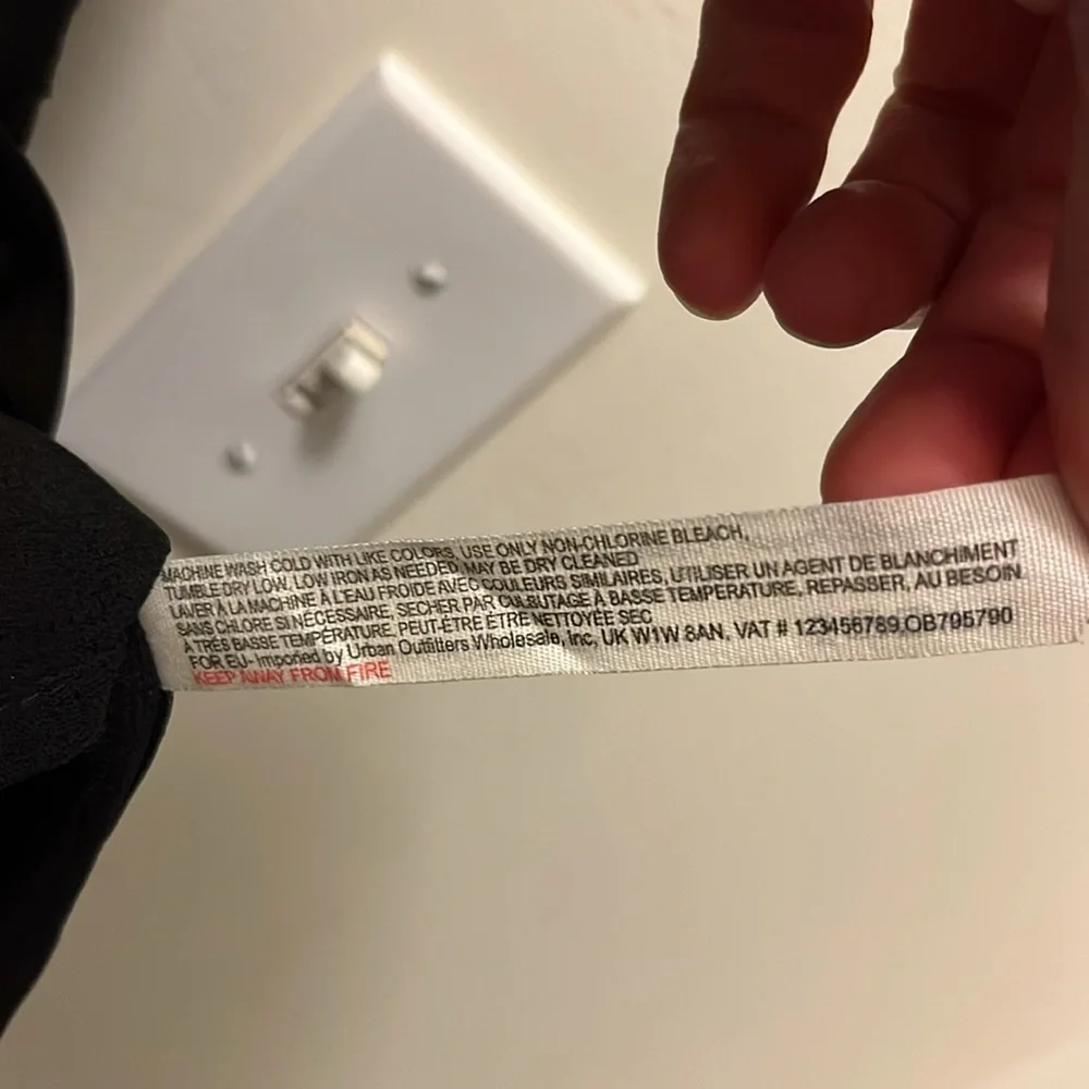 free people black with gold stars cami size large - Picture 8 of 12